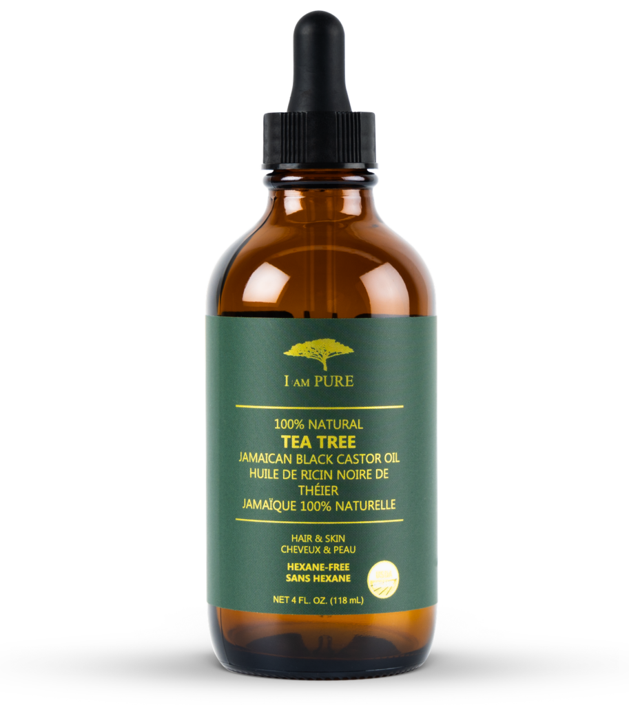 IAMPURE Jamaican Black Castor Oil Tea Tree 118ml — cut-out