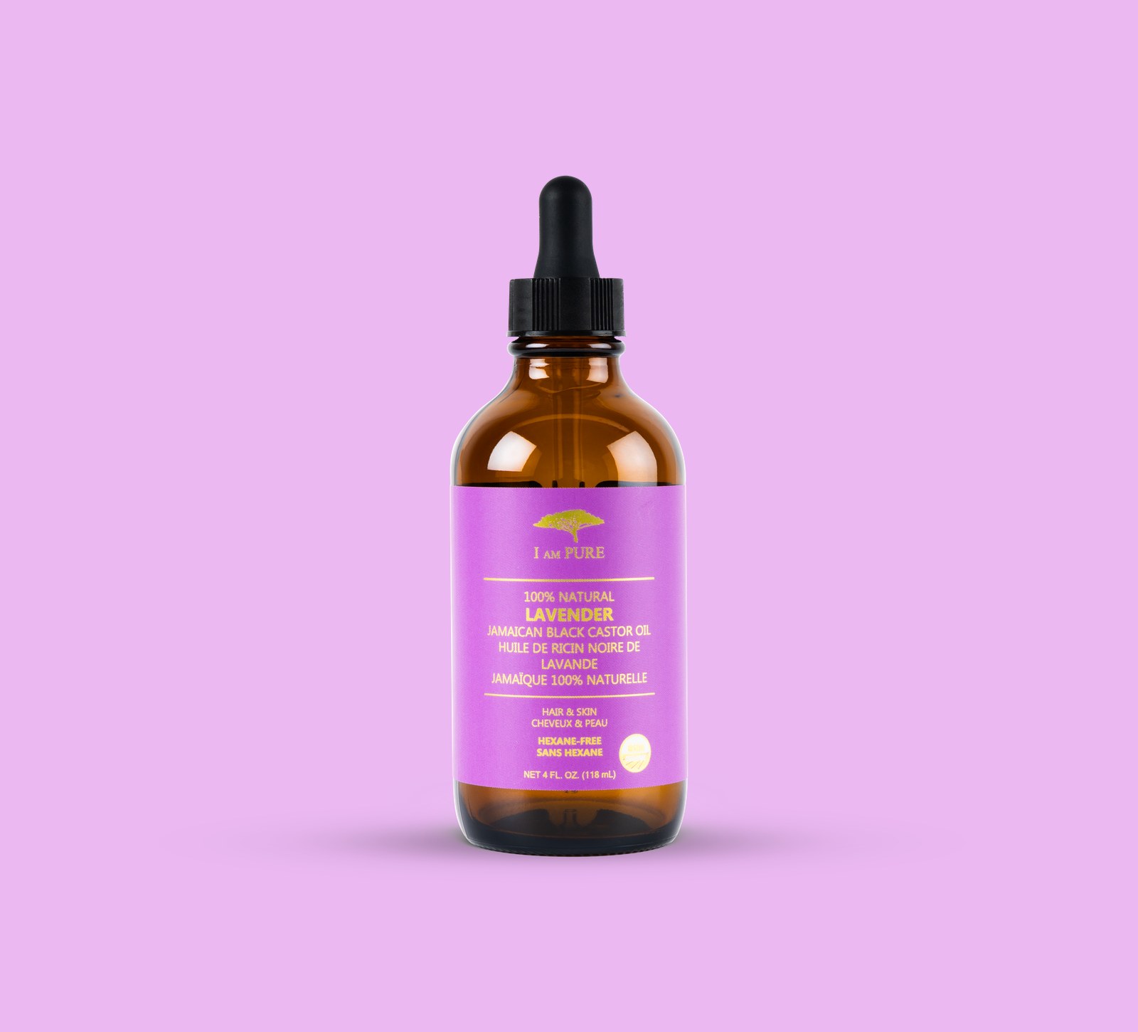 IAMPURE Jamaican Black Castor Oil Lavender 118ml