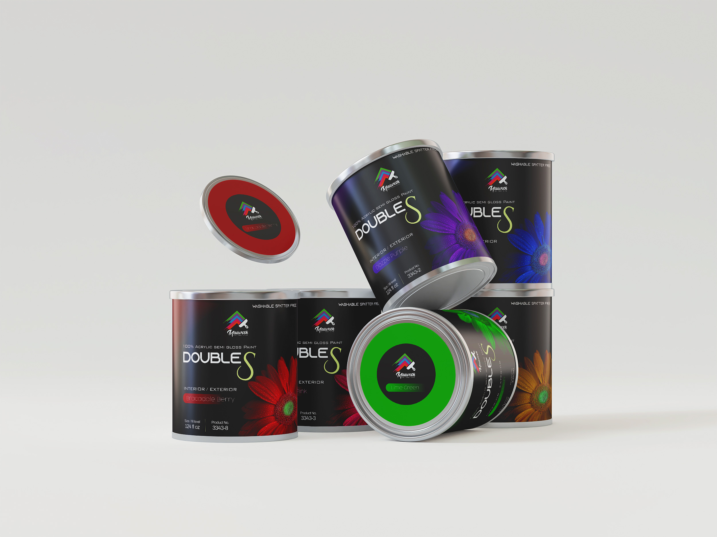 Double S paint can