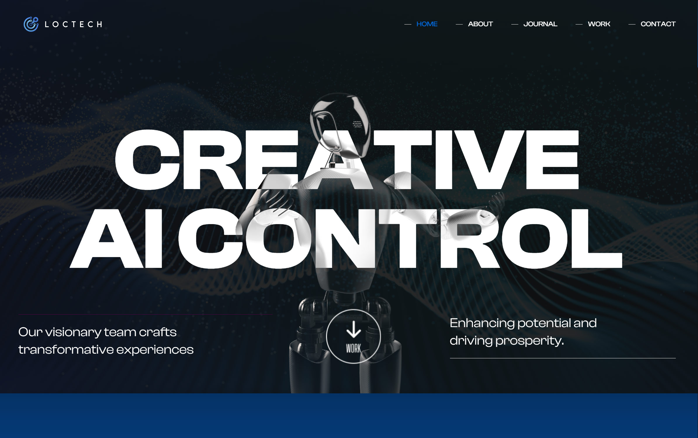 CREATIVE AI CONTROL — website