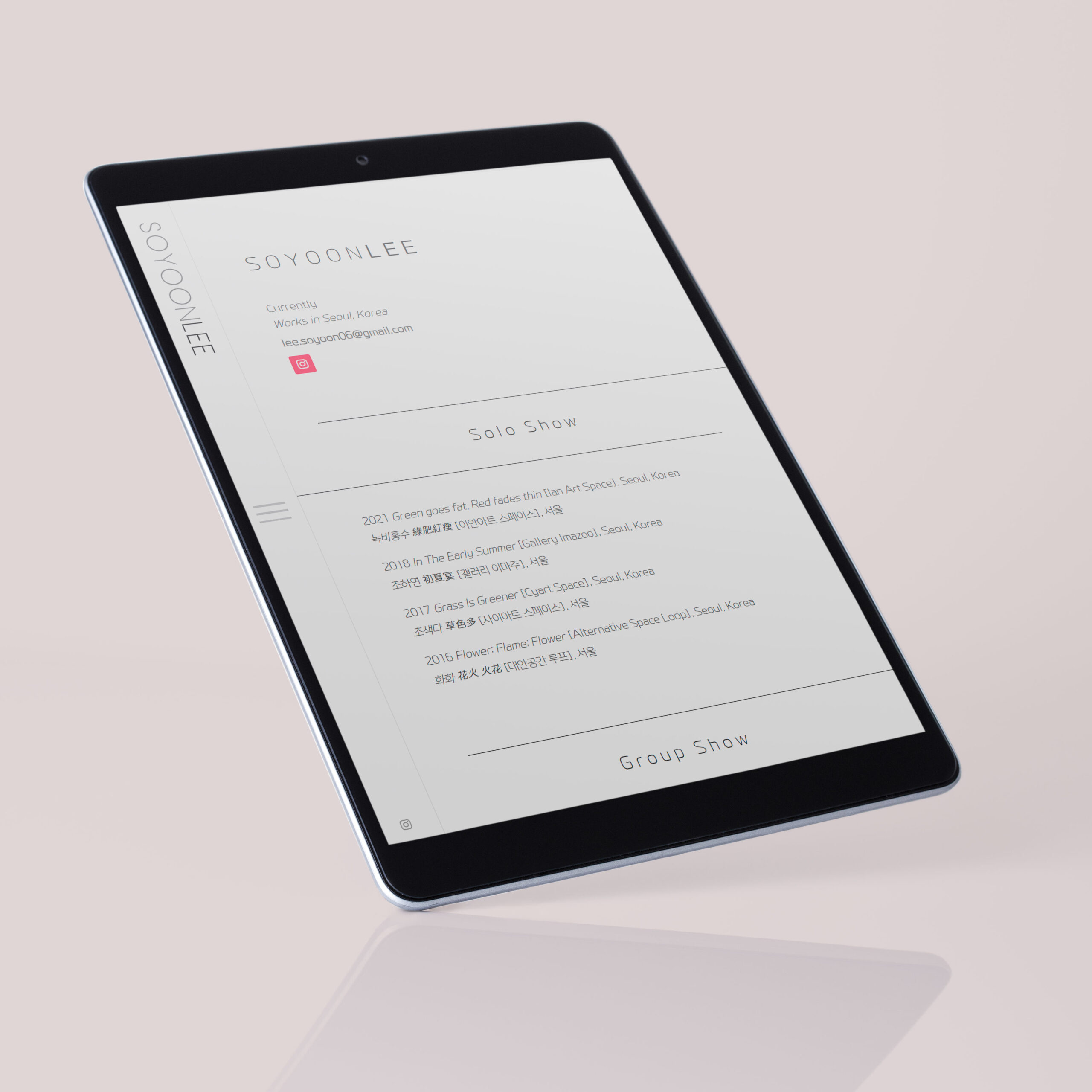 SOYOONLEE — brand design