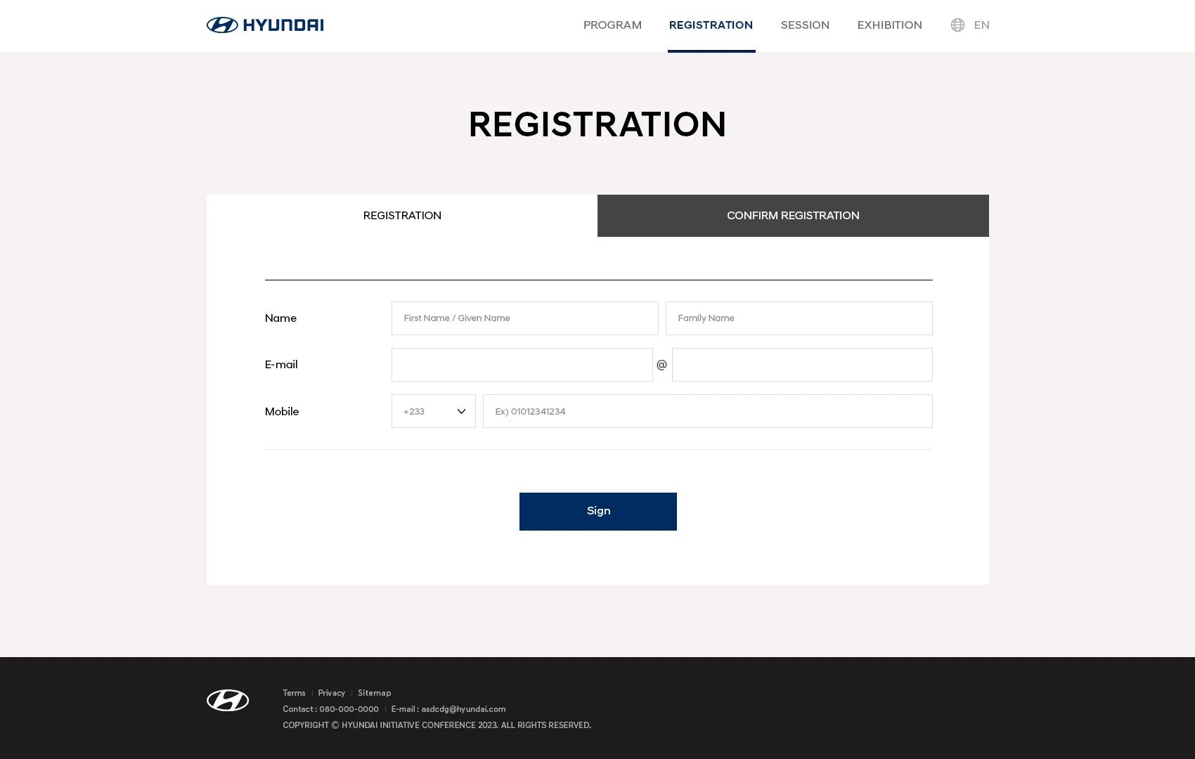 HYUNDAI INITIATIVE CONFERENCE — website